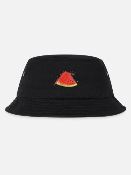 Melone - Wassermelone - Kinder Bucket Hat - Schwarz