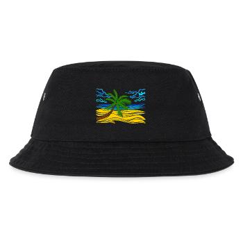 palmier sur la plage - Bob Enfant - noir - Devant