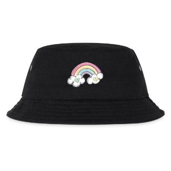 RAINBOW - Kids’ Bucket Hat - black - Front