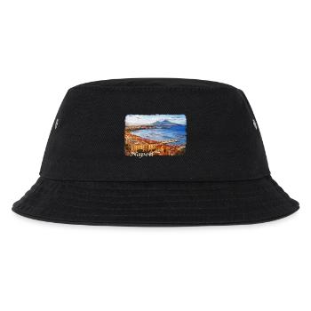 Der Golf von Neapel in Italien - Kinder Bucket Hat - Schwarz - Vorne