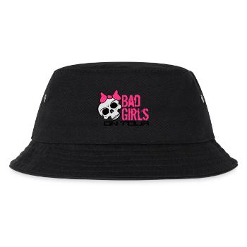 schaedel totenkopf boese bad gefaehrlich on tour u - Kinder Bucket Hat - Schwarz - Vorne