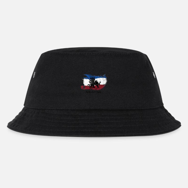 rostocker_jung - Kinder Bucket Hat - Schwarz