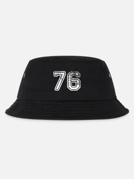 76 - Kinder Bucket Hat - Schwarz