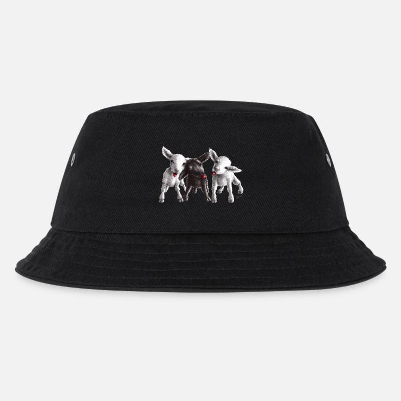 freche schafe - Kinder Bucket Hat - Schwarz