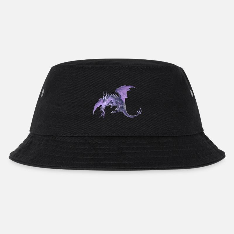 lightning dragon - Kinder Bucket Hat - Schwarz