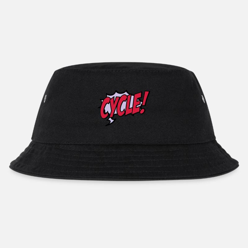 Radsport - Kinder Bucket Hat - Schwarz