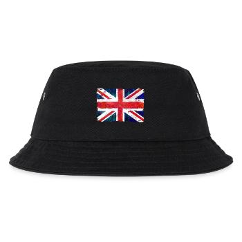 Union Jack - UK Flag - Kinder Bucket Hat - Schwarz - Vorne
