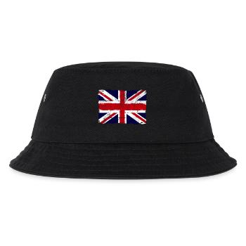 Union Jack - UK Flag - Kinder Bucket Hat - Schwarz - Vorne