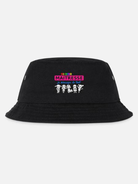 je suis maitresse - Kids’ Bucket Hat - black