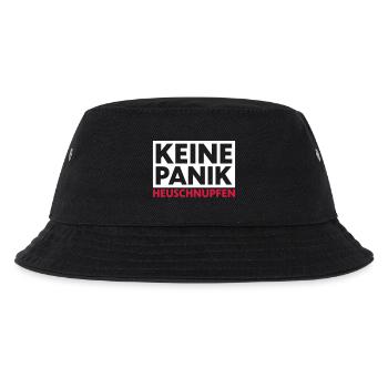 Keine Panik Heuschnupfen - Kinder Bucket Hat - Schwarz - Vorne