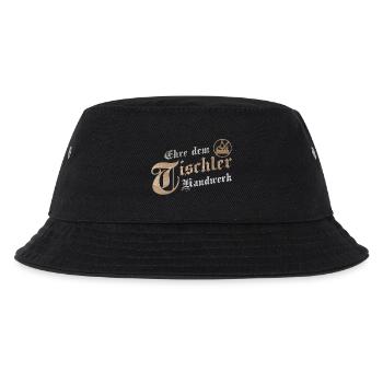 Ehre dem Handwerk Tischler Zunftzeichen - Kinder Bucket Hat - Schwarz - Vorne