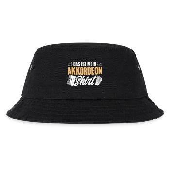 Akkordeon - Kinder Bucket Hat - Schwarz - Vorne