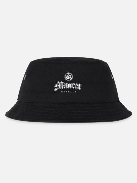 Maurer Geselle Zunftzeichen mit cooler Schrift - Kinder Bucket Hat - Schwarz