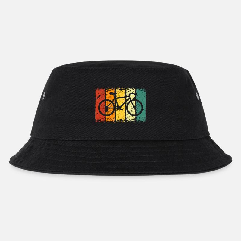 Fahrrad - Kinder Bucket Hat - Schwarz