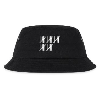 25. Geburtstag Strichliste 25 Jahre alt - Kinder Bucket Hat - Schwarz - Vorne
