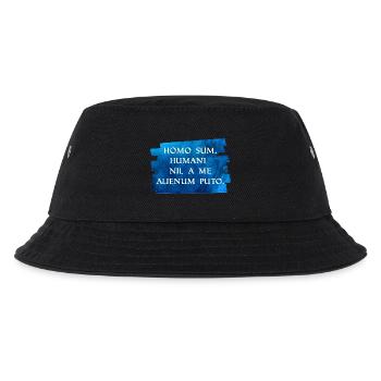 I am human and nothing is foreign to me - Kids’ Bucket Hat - black - Front