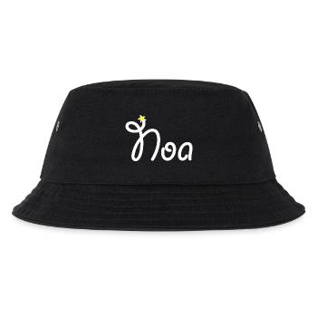 Noa - Kinder Bucket Hat - Schwarz - Vorne