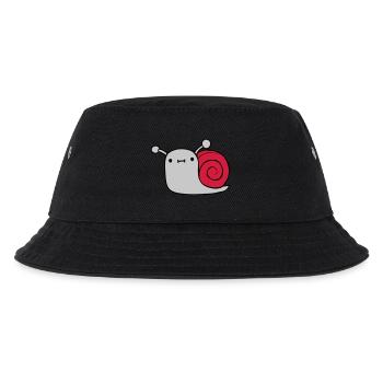 Kleine süße Schnecke - Kinder Bucket Hat - Schwarz - Vorne