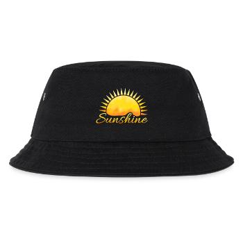 Sonnenschein - Kinder Bucket Hat - Schwarz - Vorne