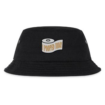 I pooped today quote - Kids’ Bucket Hat - black - Front