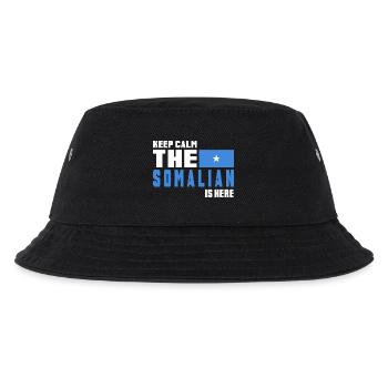 Keep calm Somalia flag design - Kids’ Bucket Hat - black - Front