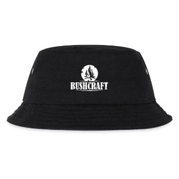bushcraft survival symbol used look outdoor wild - Kinder Bucket Hat - Schwarz - Vorne
