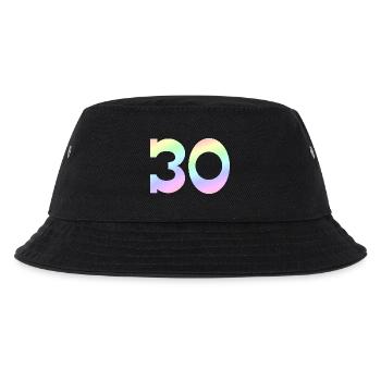 feiern, 30 pastell Verlauf - Kinder Bucket Hat - Schwarz - Vorne