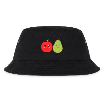 Kawaii Pear Kawaii Fruits Kawaii Fruit Apple - Kids’ Bucket Hat - black - Front