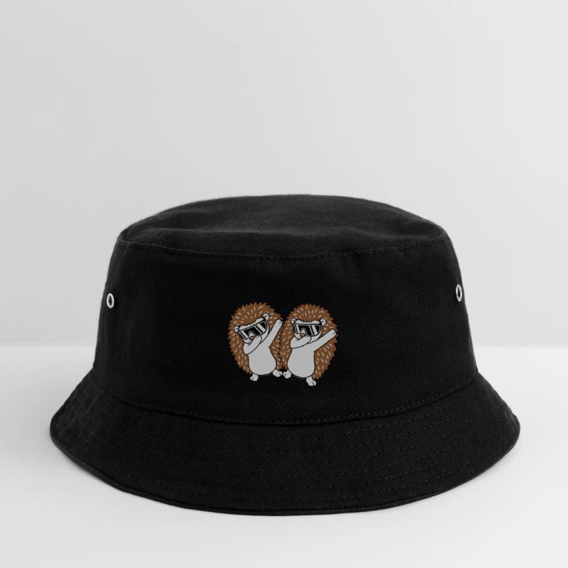 2 dabbing Igel Freunde Kinder Bucket Hat