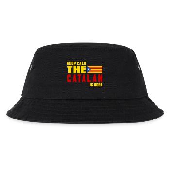 Keep Calm Catalonia flag design - Kids’ Bucket Hat - black - Front