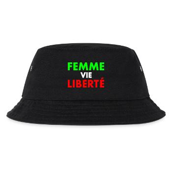 Freiheit des Frauenlebens - Kinder Bucket Hat - Schwarz - Vorne