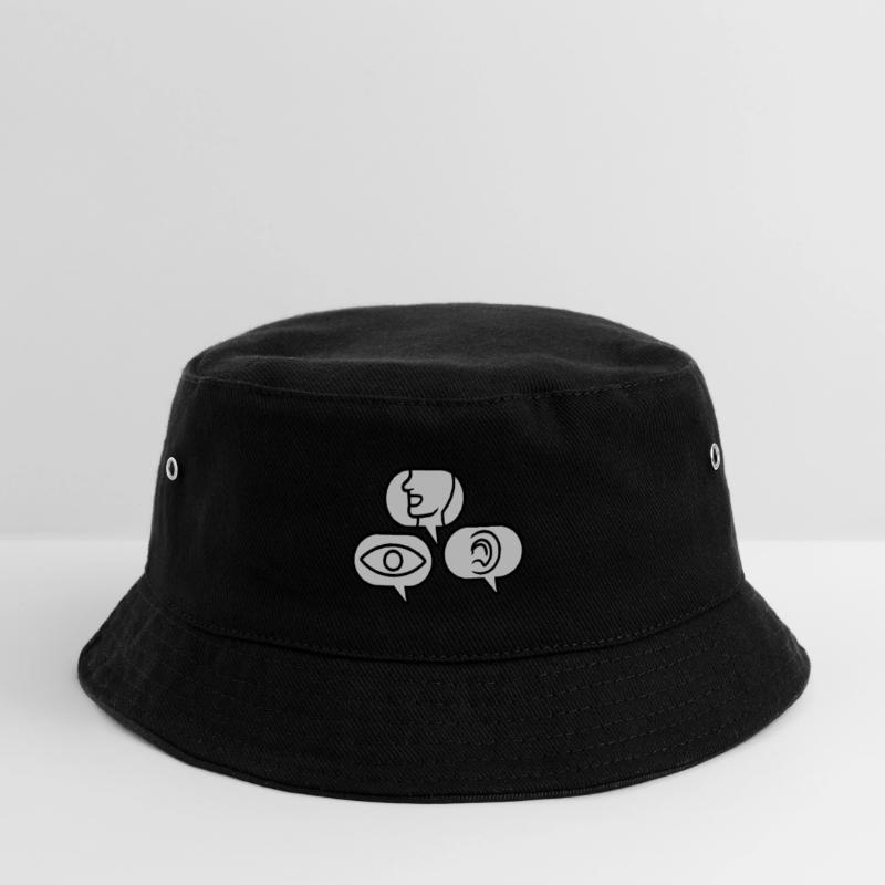 See Speak Hear Speech bubbles Kids’ Bucket Hat