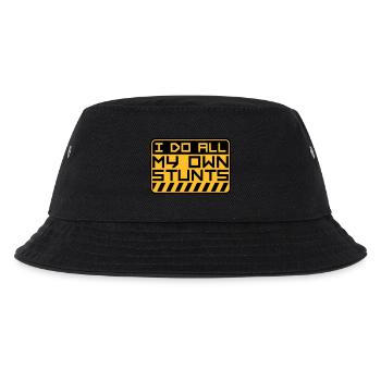 all my own stunts - Kinder Bucket Hat - Schwarz - Vorne