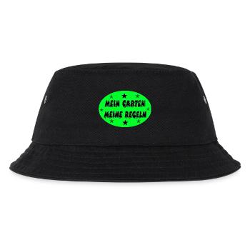 Garten - Kinder Bucket Hat - Schwarz - Vorne