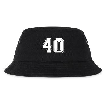 40 - Kids’ Bucket Hat - black - Front