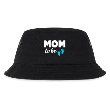 Mom to be Boy Mom Pregnancy Mom - Kids’ Bucket Hat - black - Front