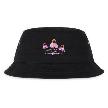 Coneflower Sonnenhut - Kids’ Bucket Hat - black - Front