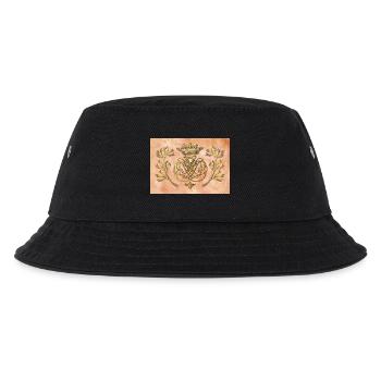 Bach Siegel / Monogramm / Wappen / Insignien - Kinder Bucket Hat - Schwarz - Vorne