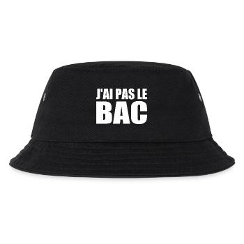 j'ai pas le bac - Bob Enfant - noir - Devant
