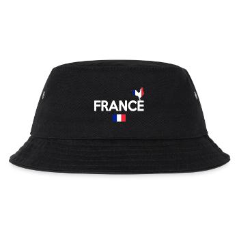 FRANKREICH - Kinder Bucket Hat - Schwarz - Vorne