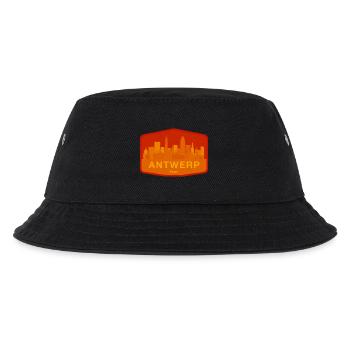 Orange chaud de la Skyline d’Anvers - Bob Enfant - noir - Devant