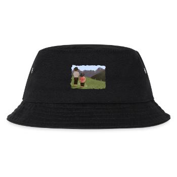 Biesler mit Aussicht - Kinder Bucket Hat - Schwarz - Vorne