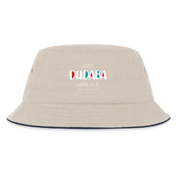 I used to doubt (dark) - Kids’ Bucket Hat - ecru/navy - Front