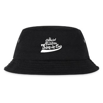 It's Official I'm The Favorite Son-In-Law Spruch - Kinder Bucket Hat - Schwarz - Vorne