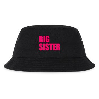 Big sister - Kinder Bucket Hat - Schwarz - Vorne