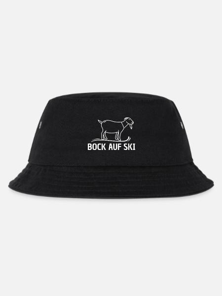 Bock auf Ski - Kinder Bucket Hat - Schwarz