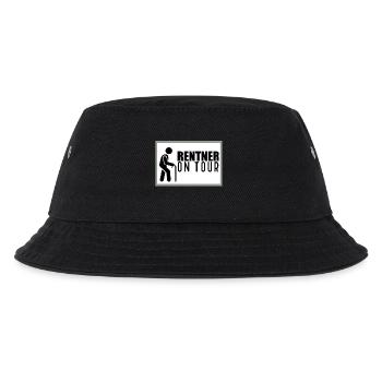 Pensioners on Tour Warning sign for active seniors - Kids’ Bucket Hat - black - Front