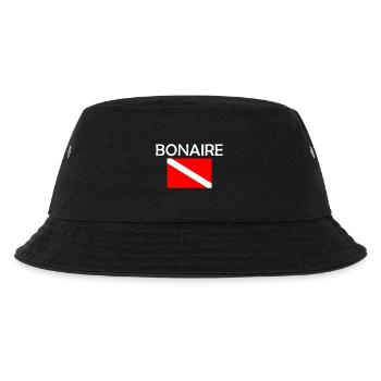 Drapeau de plongée Bonaire - Plongée sous-marine - Plongée sous-marine - Tauchen - Bob Enfant - noir - Devant
