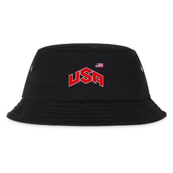 TEAM USA - Kids’ Bucket Hat - black - Front