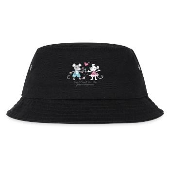 Geburtstagsmaus - Kinder Bucket Hat - Schwarz - Vorne